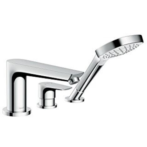 hansgrohe Talis E Jante de baignoire 3 trous avec Secuflex,