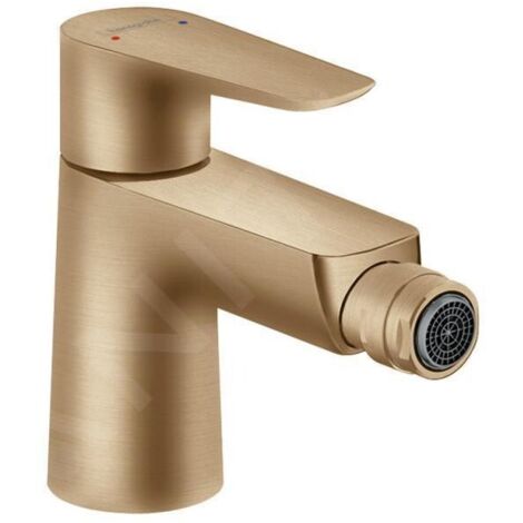 Hansgrohe – Mitigeur de bidet avec tirette de vidage – Finition bronze brossé – Débit 5 l/min – Compatible chauffe-eau instantanés – 71720140