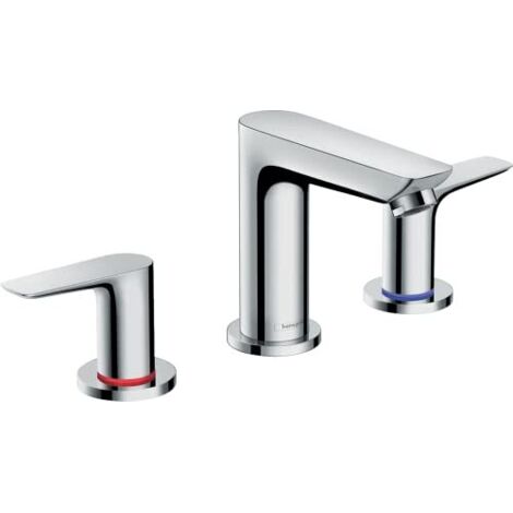 hansgrohe Talis E Mélangeur lavabo 3 trous, déchets pop-up,