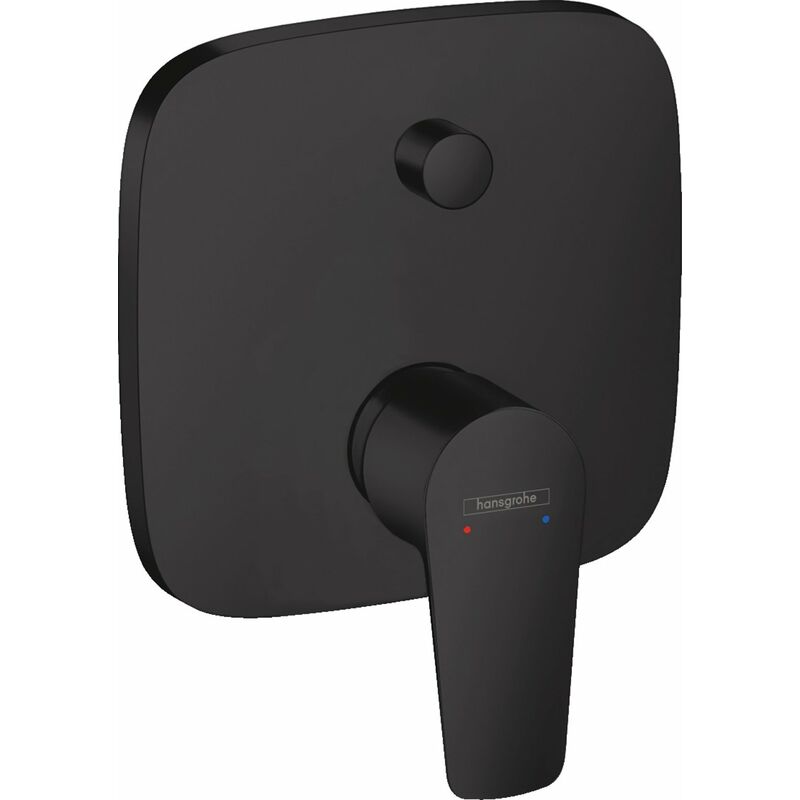 

hansgrohe Talis E Mezclador de baño monomando a ras de suelo, color: Negro Mate - 71745670