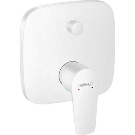 Hansgrohe Talis E - Miscelatore ad incasso per vasca da bagno con combinazione di sicurezza, bianco opaco 71474700