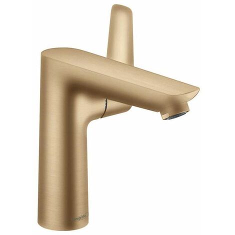 Hansgrohe Talis E - Miscelatore da lavabo, con sistema di scarico, bronzo spazzolato 71754140