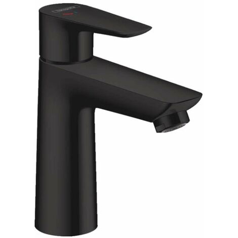 Hansgrohe Talis E - Miscelatore da lavabo con sistema di scarico, CoolStart, nero opaco 71713670