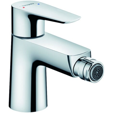 Hansgrohe Talis E - Miscelatore monocomando per bidet con sistema di scarico Push-Open, cromato 71721000