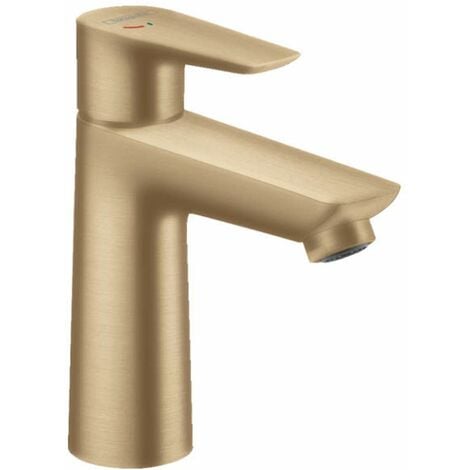 HANSGROHE Mitigeur lavabo Talis E 110 CH3 CoolStart avec tirette et vidage bronze brossé