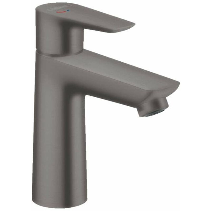 Hansgrohe Talis E - Mitigeur d'évier avec garniture de vidage, CoolStart, chrome noir brossé 71713340
