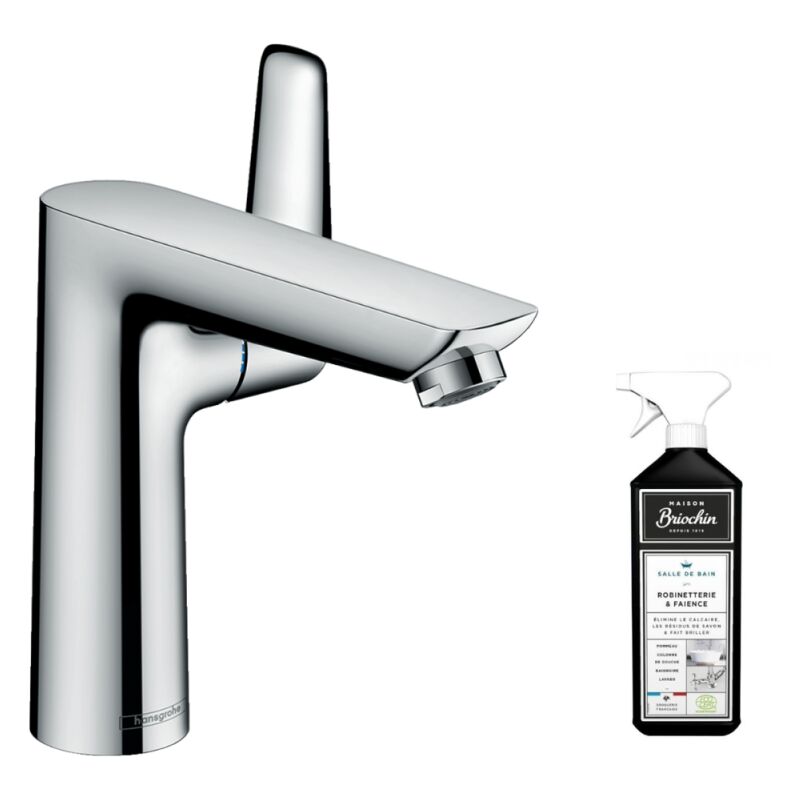 Hansgrohe - Mitigeur lavabo Talis e 150 - Taille s + nettoyant Briochin
