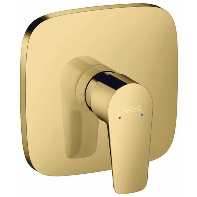 Hansgrohe - Talis e - Mitigeur de douche encastré, aspect doré poli 71765990