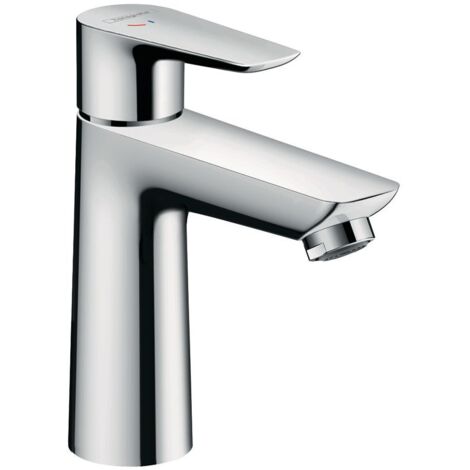 Hansgrohe Talis E - Waschtisch Einhebelmischer 110 CoolStart mit Ablaufgarnitur mit Zugstangen, verchromt 71713000