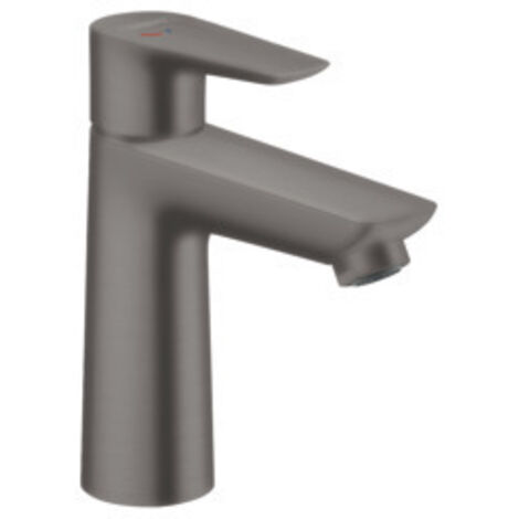 Hansgrohe Talis E - Waschtischarmatur mit Ablaufgarnitur, CoolStart, schwarz verchromt gebürstet 71713340