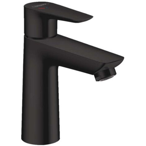 Hansgrohe Talis E - Waschtischarmatur mit Ablaufgarnitur, CoolStart, schwarzmatt 71713670