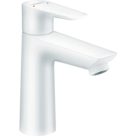 Hansgrohe Talis E - Waschtischarmatur mit Ablaufgarnitur, weißmatt 71710700