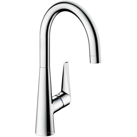 Hansgrohe Talis M51 - Grifo monomando de fregadero 260 con caño giratorio, cromo 72810000