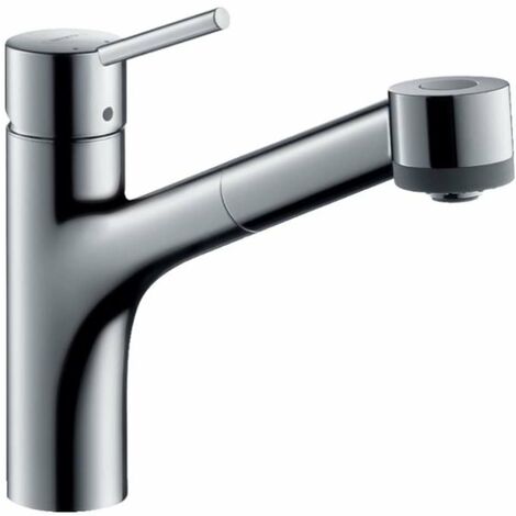 Hansgrohe Talis M52 - Miscelatore monocomando per lavello con doccetta estraibile, cromato 32841000