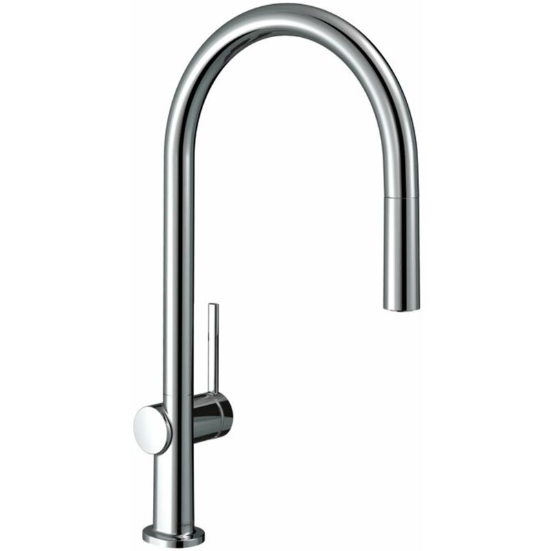 Hansgrohe - M54 - Mitigeur d'évier Talis avec bec extractible, sBox, chrome 72803000