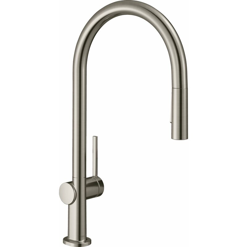 

Talis M54 monomando de cocina 210, ducha extraíble, 2 chorros, sBox, color: Acabado en acero inoxidable - 72801800 - Hansgrohe