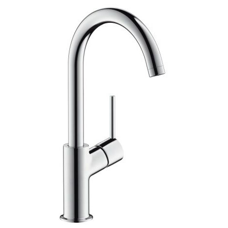 Hansgrohe Talis mitigeur monocommande de lavabo 210, vidage par poussoir, bec orientable 120Â°. - 32082000
