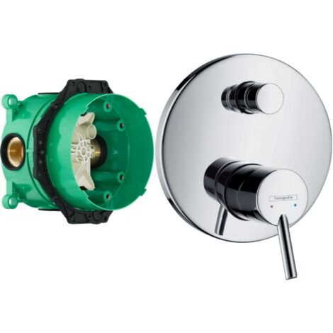 HANSGROHE Talis S frente para mezclador empotrado para baño-ducha Cromo con cuerpo empotrado