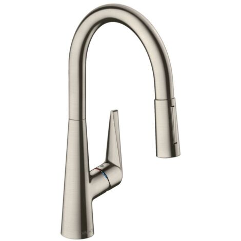 hansgrohe Talis S M51 Einhebel-Küchenmischer 200, Ausziehbrause,