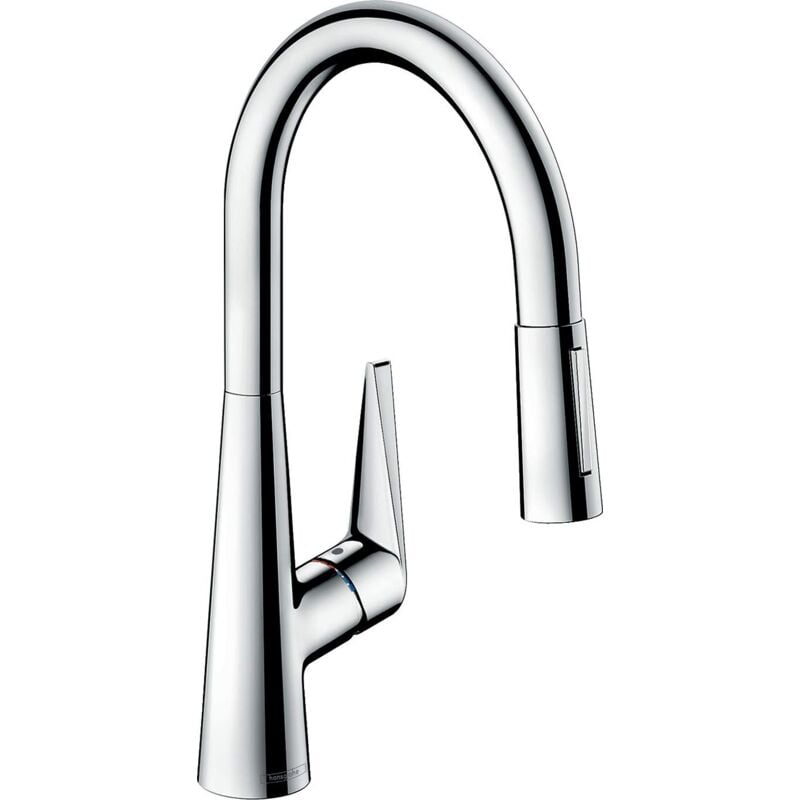 Talis M51 Miscelatore cucina monocomando 200, doccetta estraibile, 2 getti, sBox, cromo, 73851000 - Hansgrohe