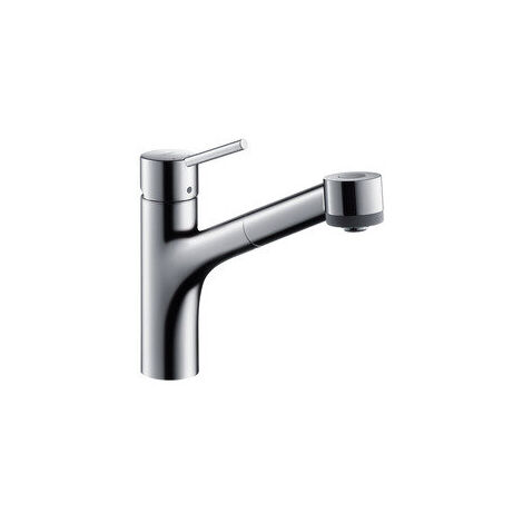 Hansgrohe Talis S M52 Mitigeur monocommande de cuisine 170, basse pression, douchette extractible, 2 jets - 32842000