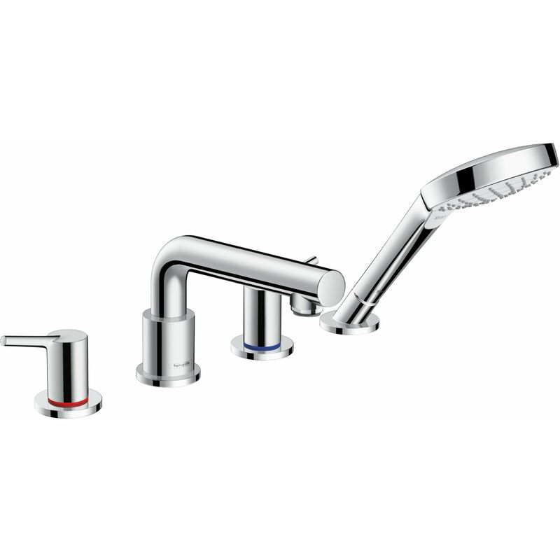 Hansgrohe 15472400 Mitigeur Pour Baignoire Puravida Mecanique Avec Poignee Joystick Blanc Chrome Amazon Fr Bricolage