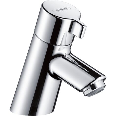 Hansgrohe – Robinet lave-mains à une seule connexion – Finition métal chromé – Hauteur sous bec 83 mm – Débit 5 l/min – Limiteur EcoSmart – 13132000