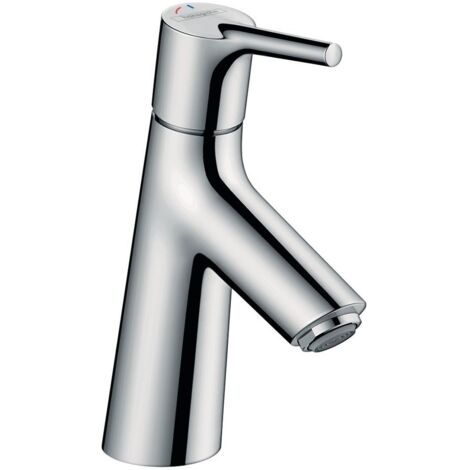Hansgrohe Talis S - Waschtisch Einhebelmischer 80 CoolStart, mit Ablaufgarnitur mit Zugstangen, verchromt 72013000