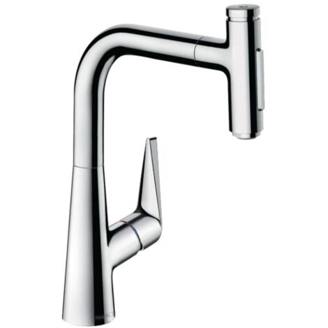 Hansgrohe Talis Select M51 - Grifo de fregadero con caño extraíble, cromo 72824000
