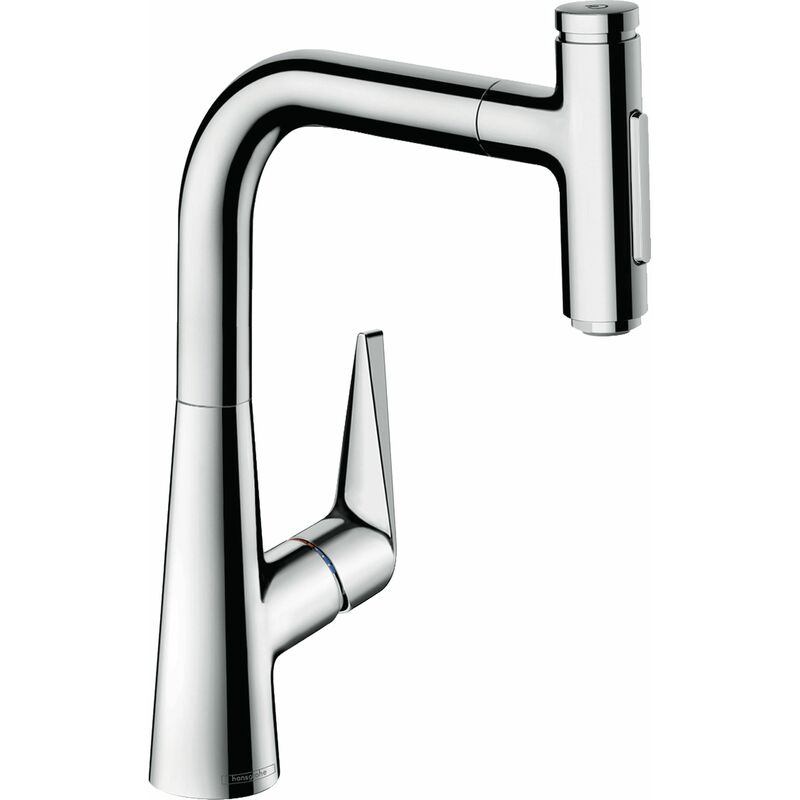 Hansgrohe - Mitigeur de cuisine avec douchette extractible chromé Talis Select M51