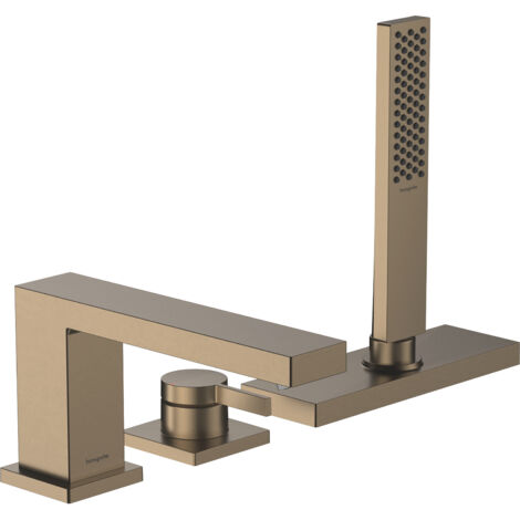 hansgrohe Tecturis E Einhebel-Wannenrandmischer, 3-Loch,