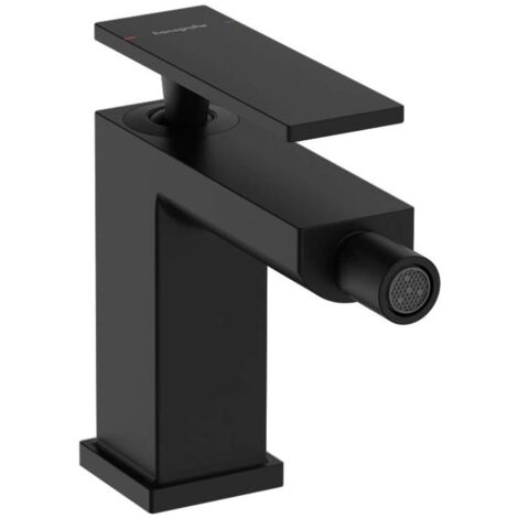 Hansgrohe Tecturis E - Grifo de bidé, con desagüe, negro mate 73200670