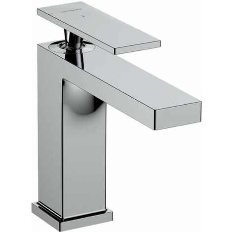 Hansgrohe Tecturis E - Miscelatore da lavabo, con sistema di scarico, CoolStart, EcoSmart, cromo 73014000