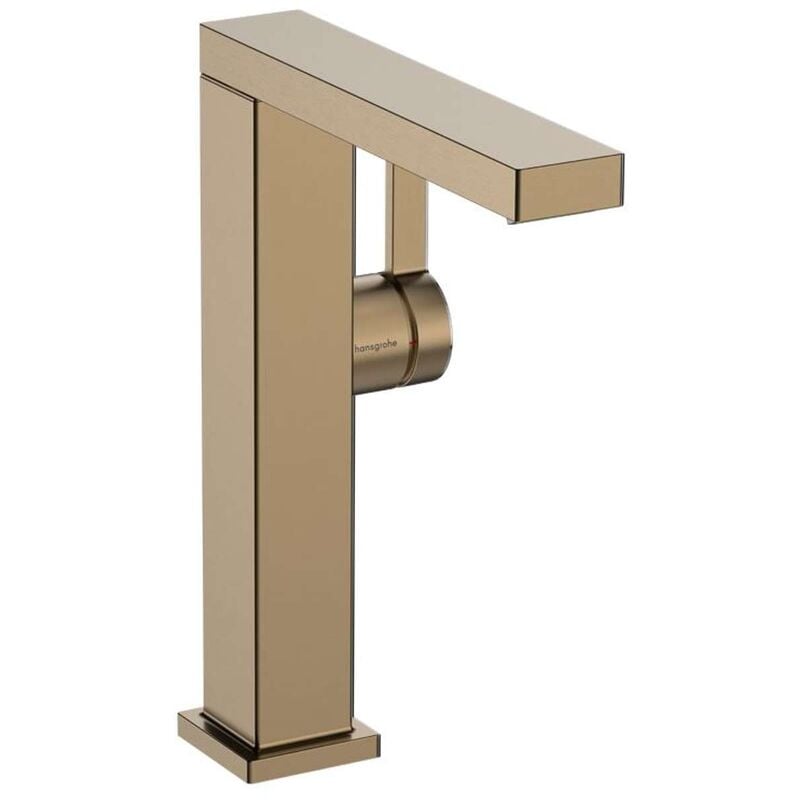 Hansgrohe - Tecturis e - Mitigeur de lavabo avec vidage Push-Open, CoolStart, EcoSmart, bronze brossé 73063140