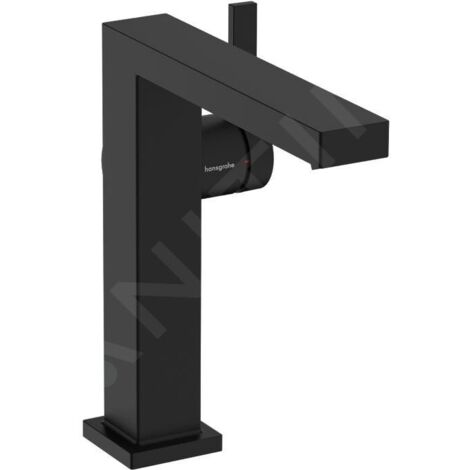 Hansgrohe Tecturis E - Mitigeur de lavabo avec vidage Push-Open, CoolStart, EcoSmart, noir mat 73042670