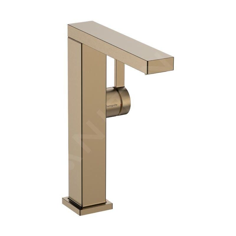 Hansgrohe - Tecturis e - Mitigeur de lavabo avec vidage Push-Open, CoolStart, EcoSmart, bronze brossé 73060140