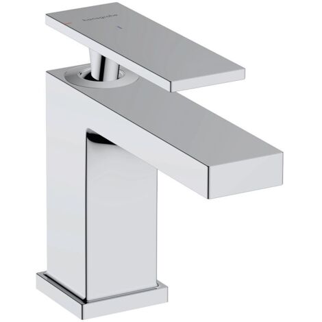 Hansgrohe Tecturis E - Waschtischarmatur mit Ablaufgarnitur, CoolStart, EcoSmart, Chrom 73004000