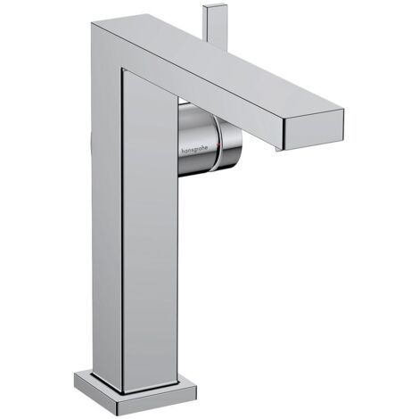 Hansgrohe Tecturis E - Waschtischarmatur mit Push-Open-Ablaufgarnitur, CoolStart, EcoSmart, Chrom 73042000
