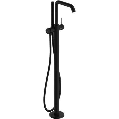 Hansgrohe Tecturis S - Grifo de suelo para bañera, negro mate 73440670