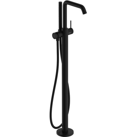Hansgrohe Tecturis S - Miscelatore a pavimento per vasca da bagno, nero opaco 73440670
