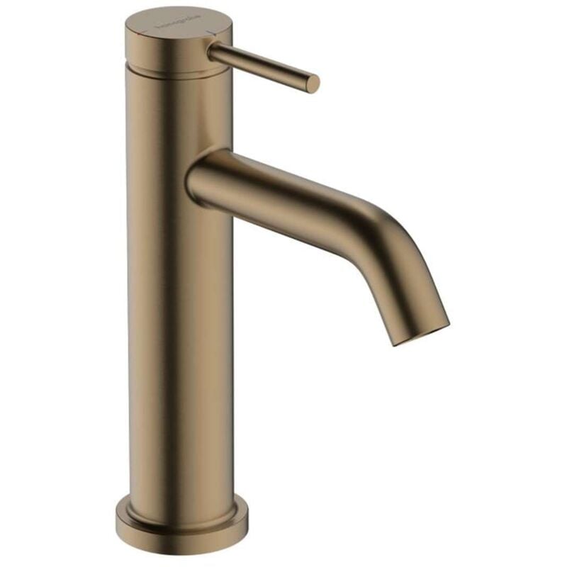 Hansgrohe - Tecturis s - Mitigeur d'évier avec vidage, CoolStart, EcoSmart, bronze brossé 73318140