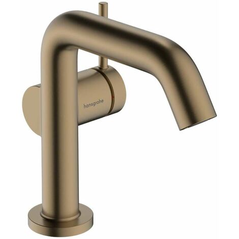 Hansgrohe Tecturis S - Waschtischarmatur mit Ablaufgarnitur, CoolStart, EcoSmart, Bronze gebürstet 73323140