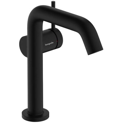 Hansgrohe Tecturis S - Waschtischarmatur mit Push-Open-Ablaufgarnitur, CoolStart, EcoSmart, schwarz matt 73342670