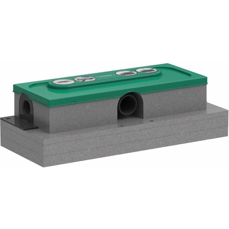 Hansgrohe - uBox universal - Corps d'encastrement pour caniveau de douche linéaire pour installation à plat 01000180
