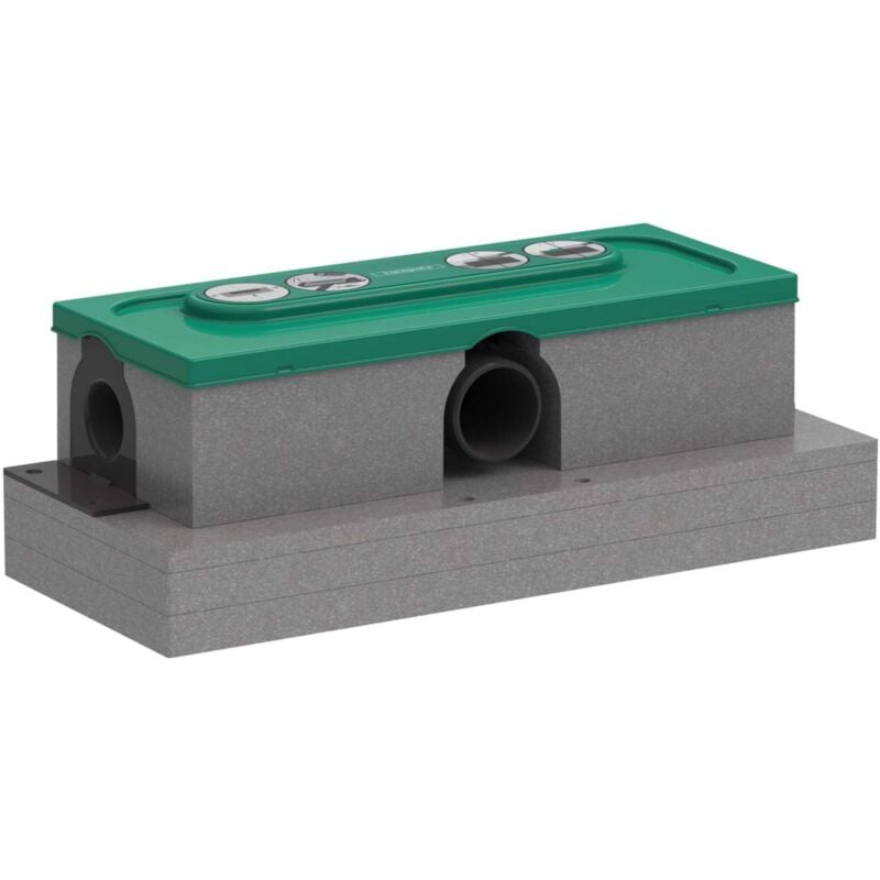 Hansgrohe - uBox universal Corps d'encastrement pour caniveau de douche linéaire pour installation standard