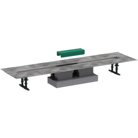 Hansgrohe uBox universal - Komplettset für Standardinstallation 1000 für Duschrinnen Fertigsets, Edelstahl 56026180