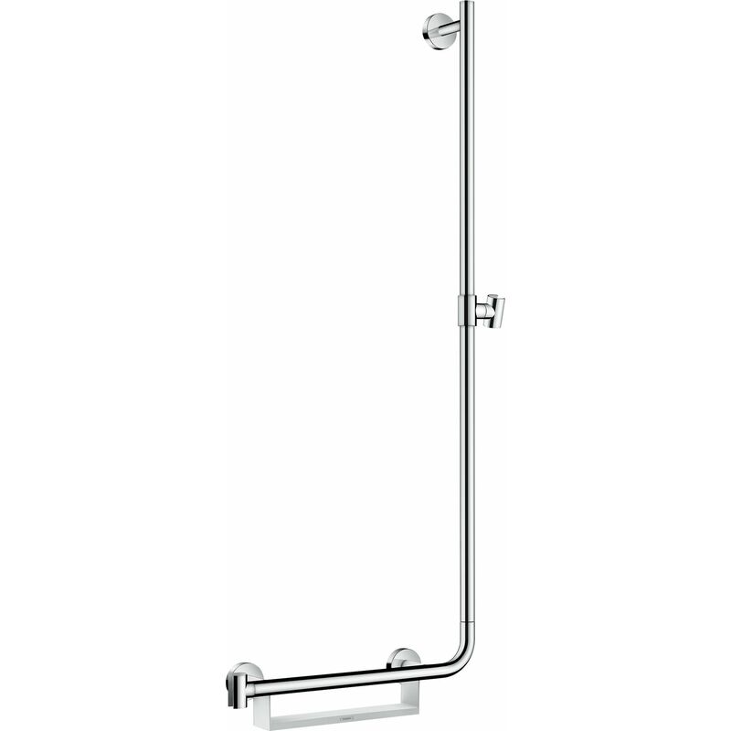 

hansgrohe Unica Barra de ducha Confort 110 cm derecha, 26404400, blanco/cromo - 26404400