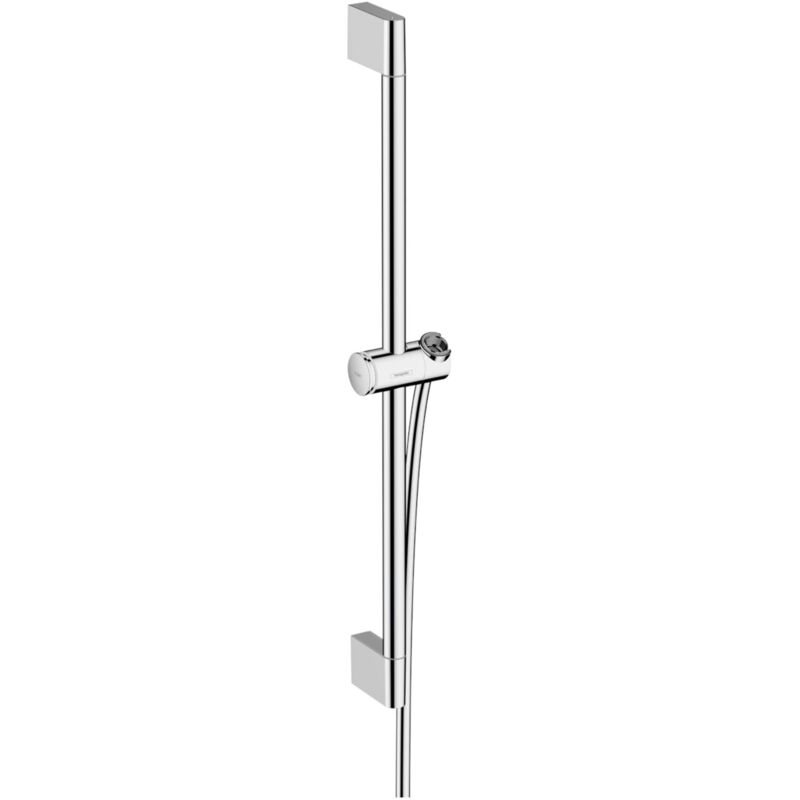 Hansgrohe - Unica - Barre de douche Pulsify 650 mm avec flexible de douche, chrome 24400000