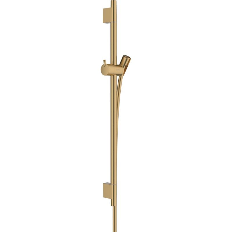 Hansgrohe - Barre de douche Unica s Puro 65 cm avec flexible Bronze brossé