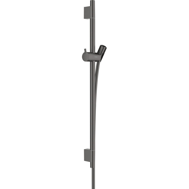 Hansgrohe - Unica'S - Barre de douche 65 cm avec flexible, noir chromé brossé 28632340